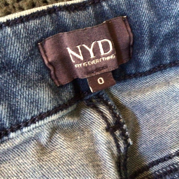 NYDJ straight leg, embellished pockets, 0 - Picture 5 of 6